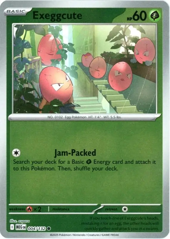 Exeggcute 004/132 ME01 Mega Evolution Holo