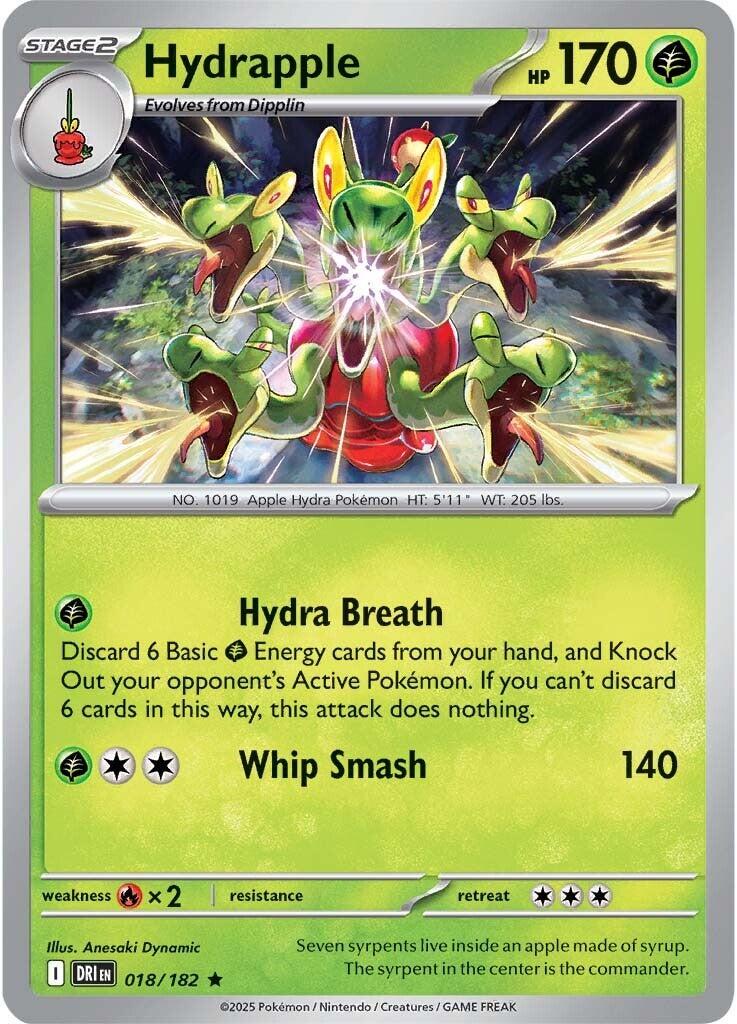 Hydrapple 018/182 SV10 Destined Rivals Rare