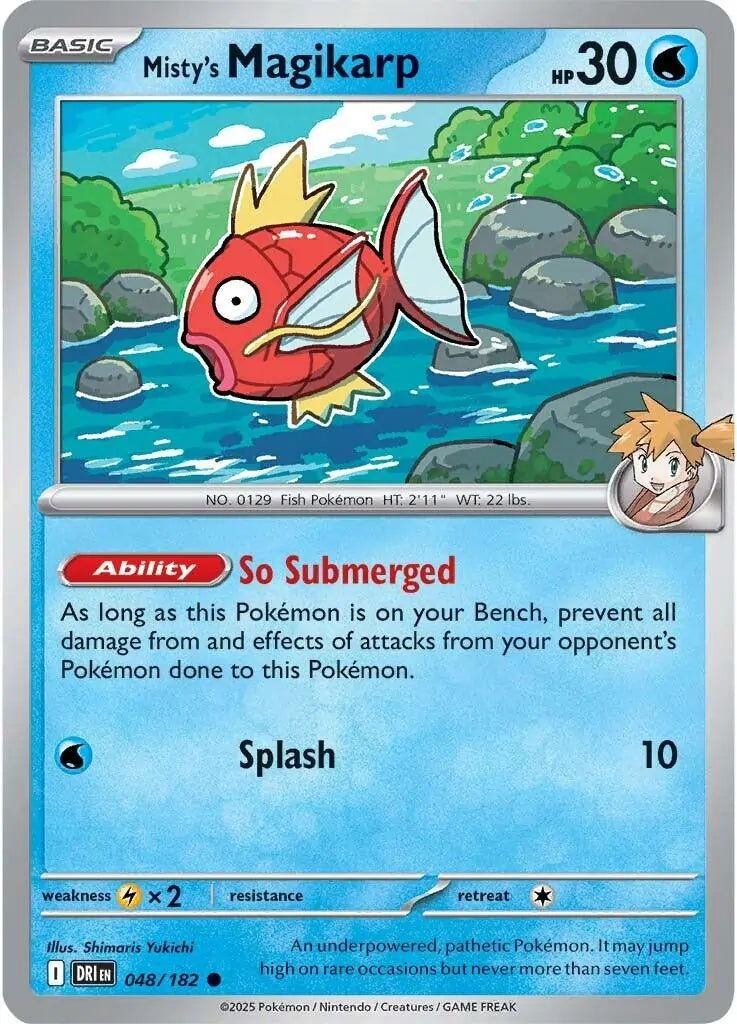 Misty's Magikarp 048/182 SV10 Destined Rivals