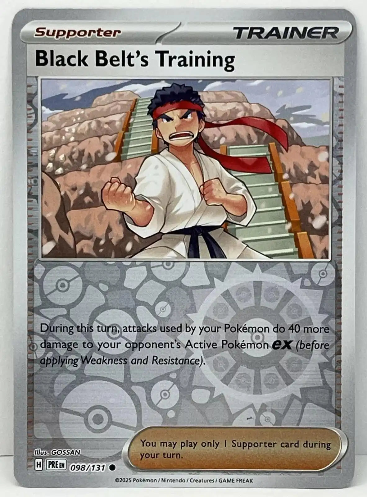Black Belt's Training 098/131 SV8.5 Prismatic Evolutions Reverse Holo