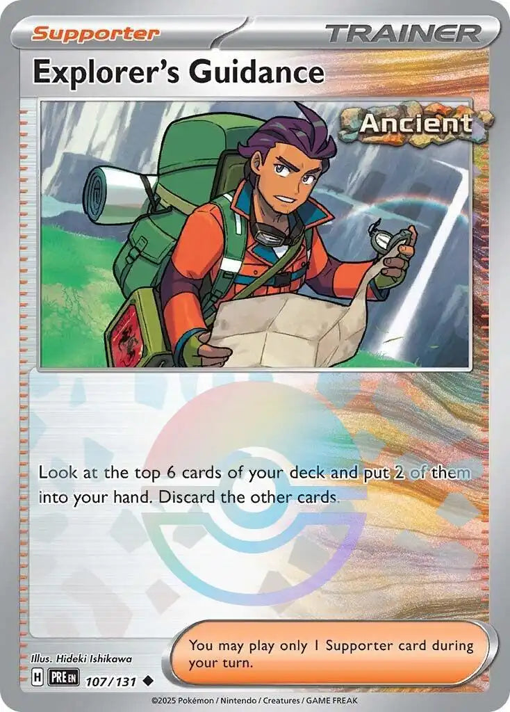 Explorer's Guidance 107/131 SV8.5 Prismatic Evolutions Pokeball