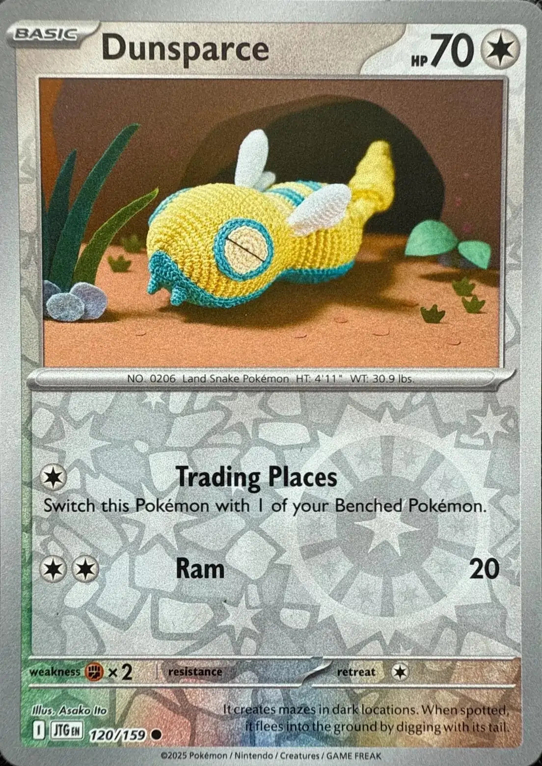 Dunsparce 120/159 SV09 Journey Together Reverse Holo