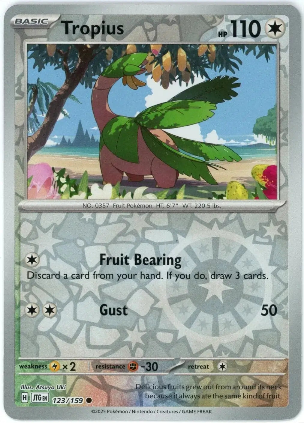 Tropius 123/159 SV09 Journey Together Reverse Holo