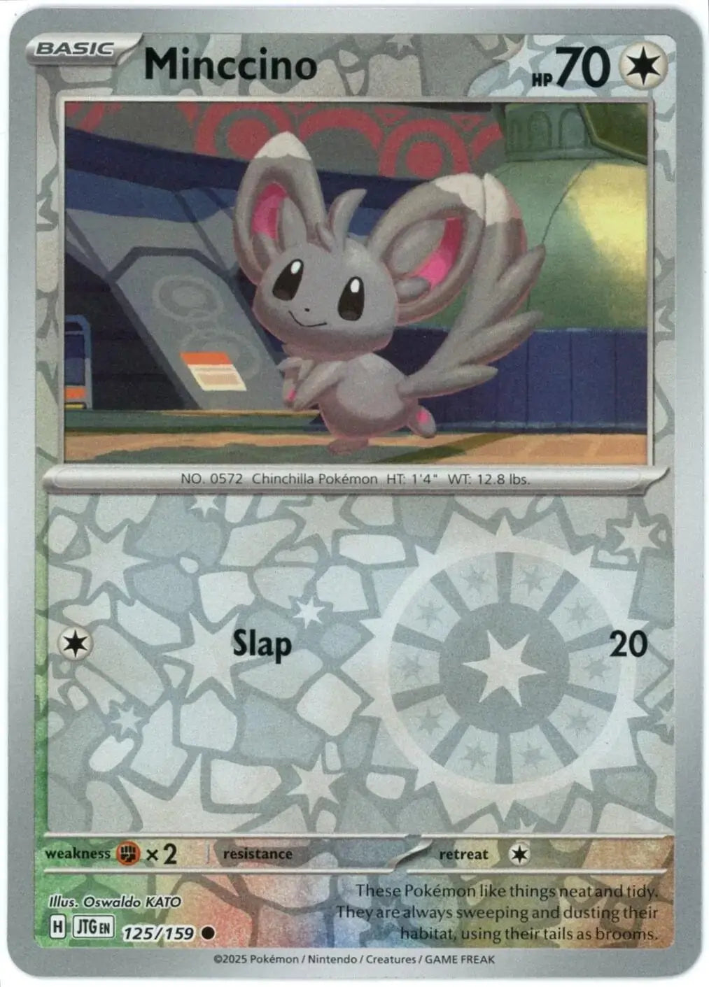 Minccino 125/159 SV09 Journey Together Reverse Holo
