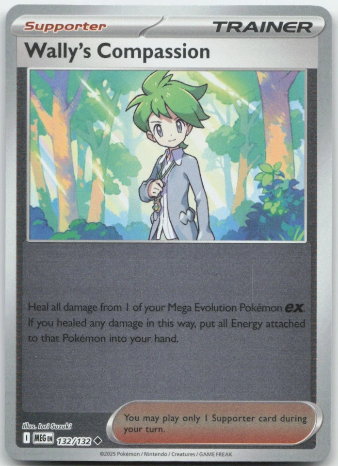 Wally's Compassion 132/132 ME01 Mega Evolution Holo