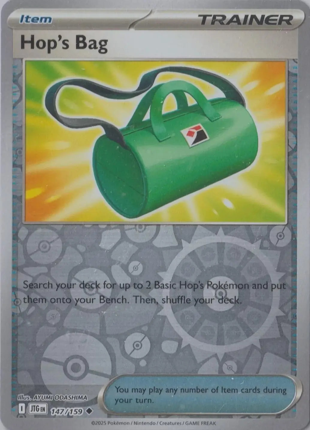 Hop's Bag 147/159 SV09 Journey Together Reverse Holo