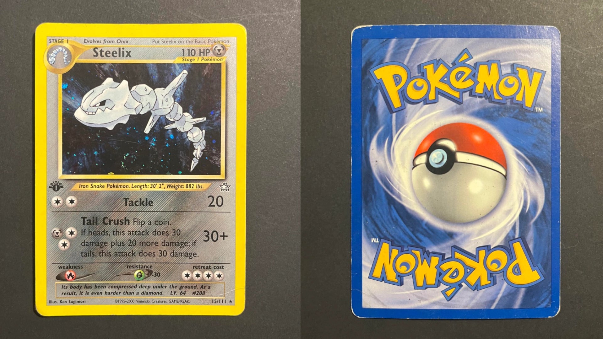 Steelix 15/111 Neo Genesis Holo Rare