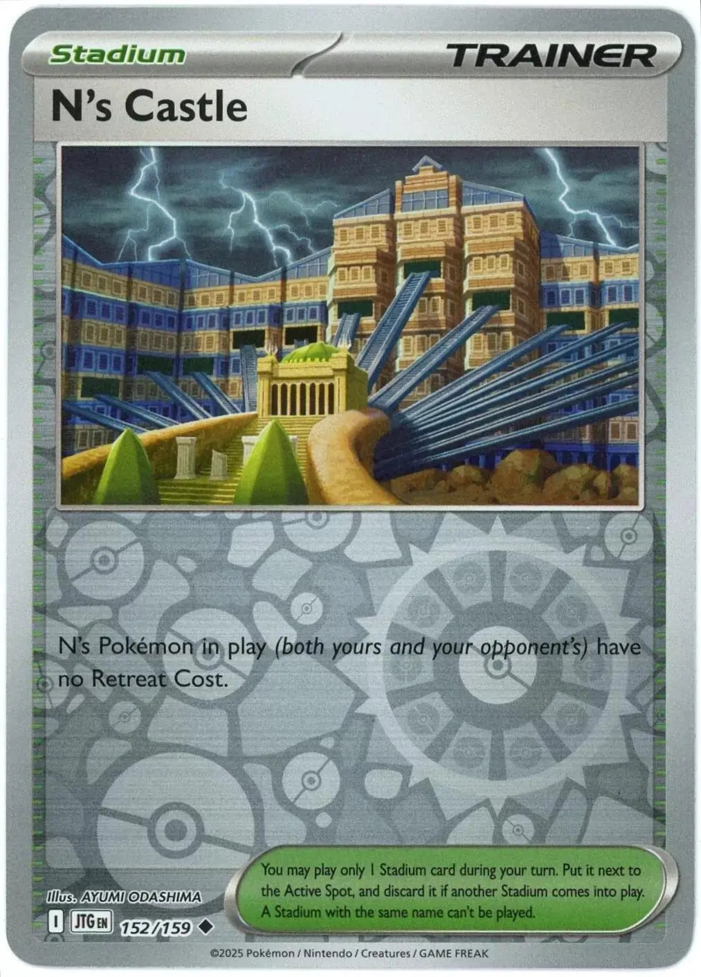 N's Castle 152/159 SV09 Journey Together Reverse Holo
