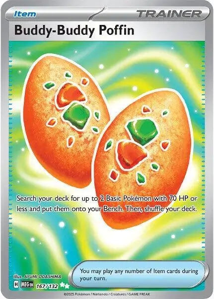 Buddy-Buddy Poffin 167/132 ME01 Mega Evolution Holo