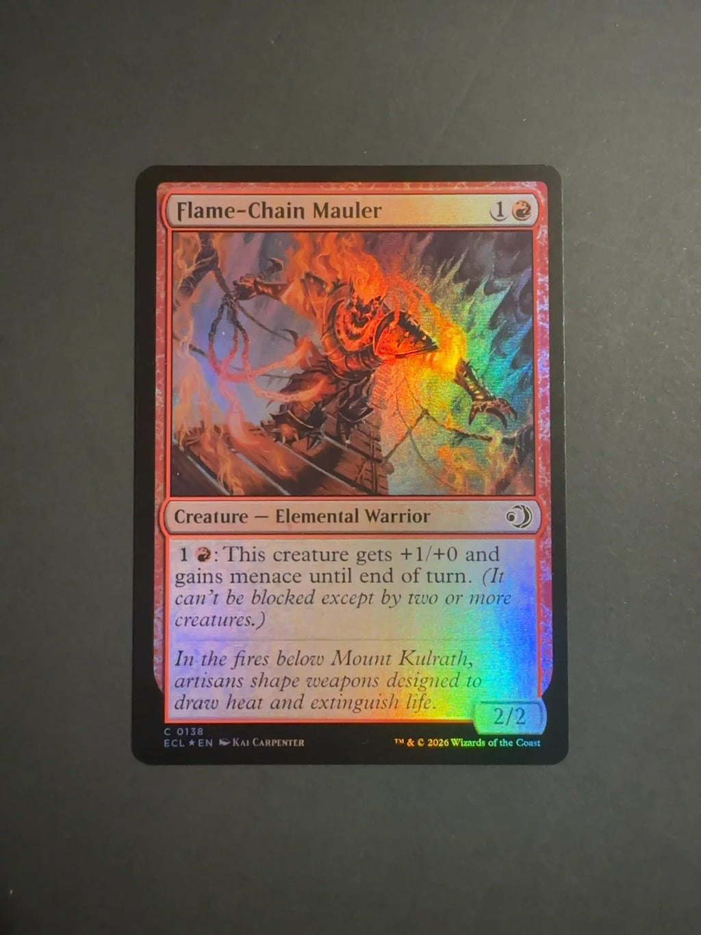 Flame-Chain Mauler 0138 ECL Lorwyn Eclipsed