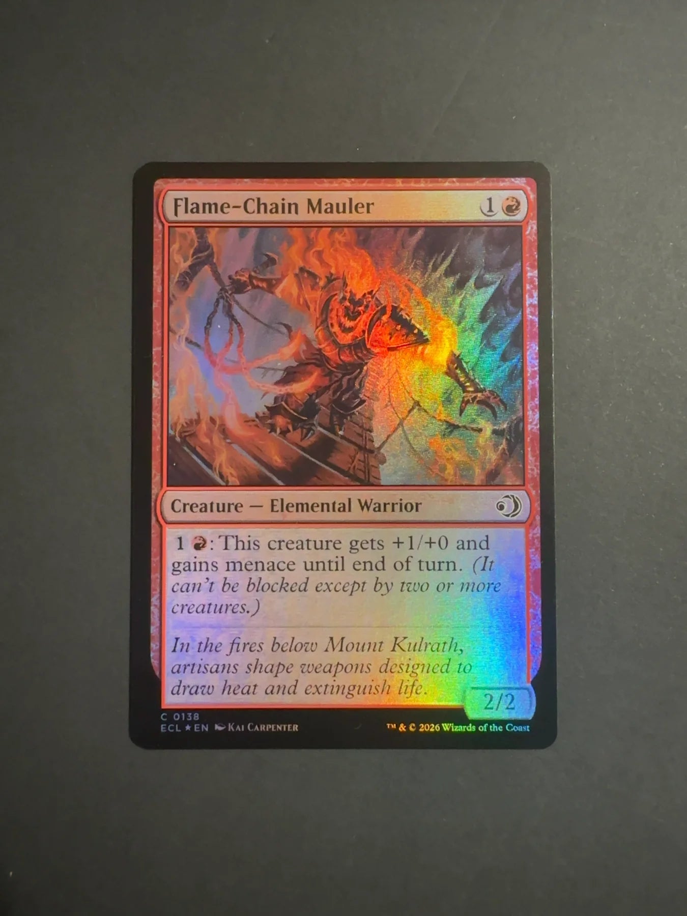 Flame-Chain Mauler 0138 ECL Lorwyn Eclipsed