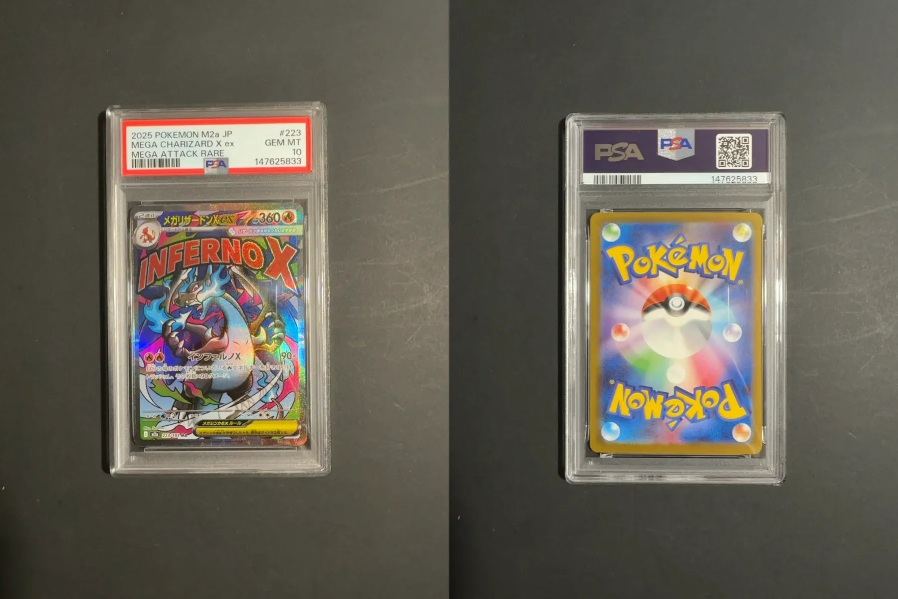 Mega Charizard X ex 223/193 M2A Mega Dream PSA 10 Card