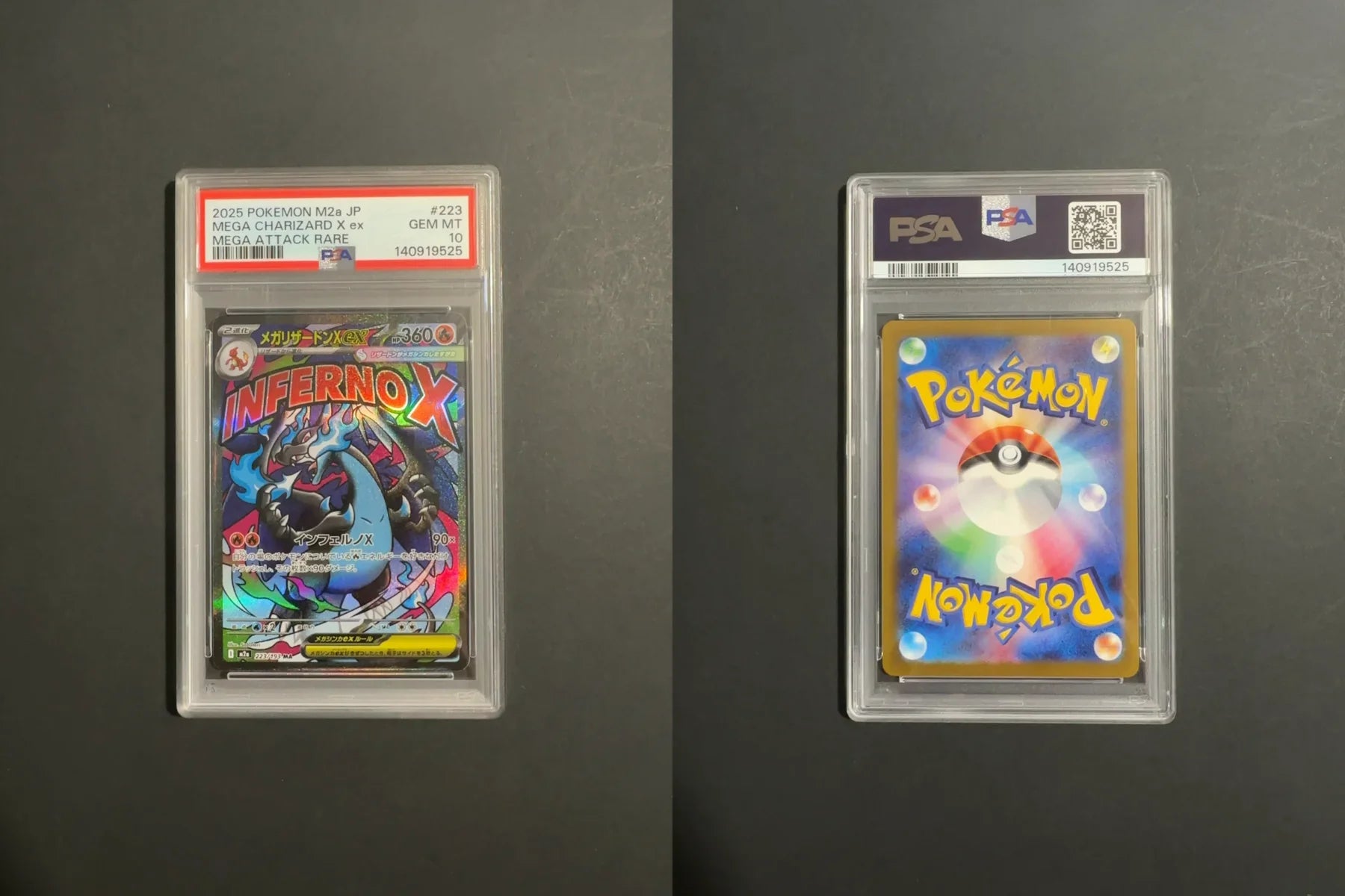 Mega Charizard X ex 223/193 M2A Mega Dream PSA 10 Card