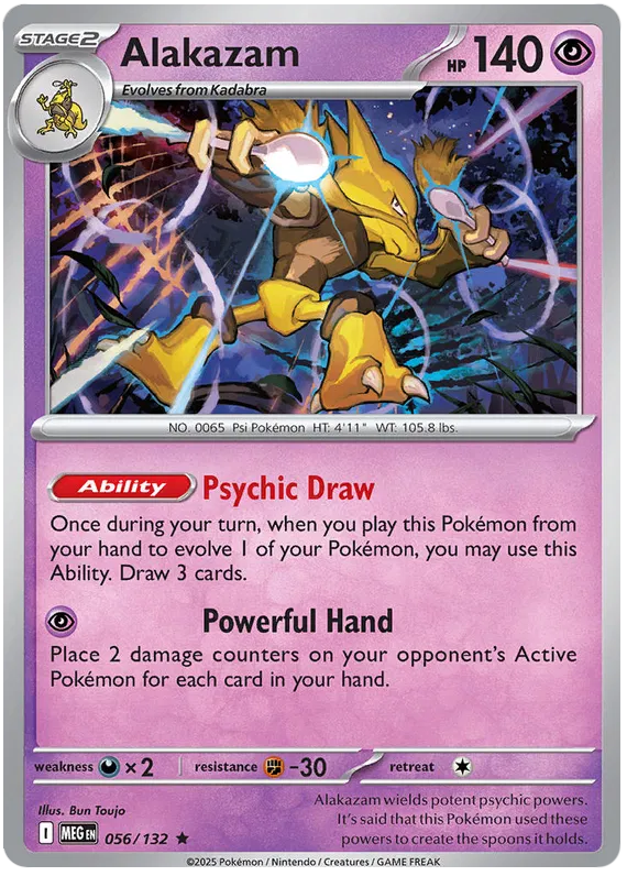 Alakazam 056/132 ME01 Mega Evolution