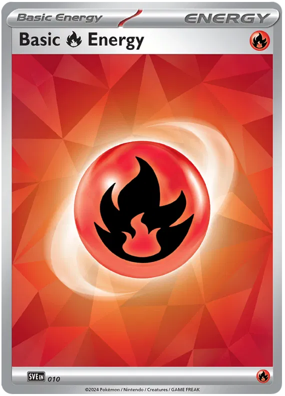 Basic Fire Energy 010 Scarlet & Violet Holo