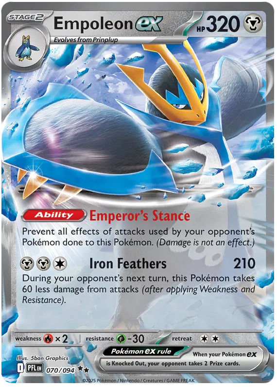 Empoleon ex 070/094 ME02 Phantasmal Flames