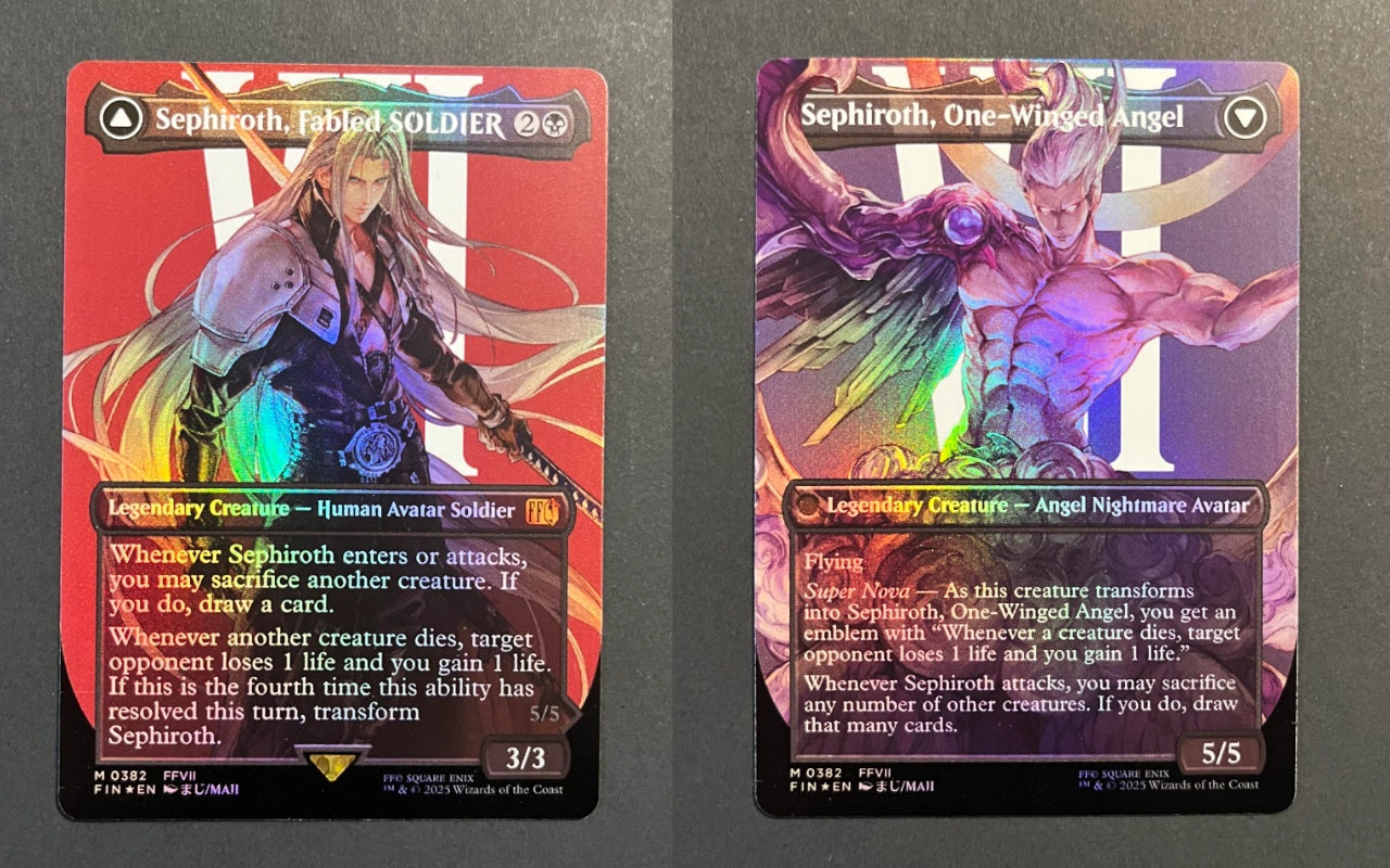 Sephiroth Fabled Soldier Borderless Foil 0382 FIN MTG