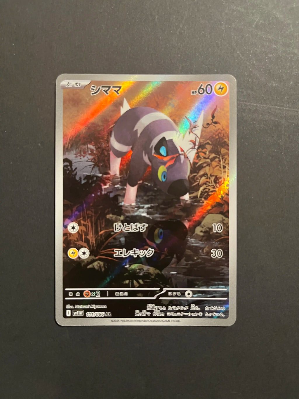 Blitzle 111/086 SV11W White Flare Japanese Pokémon Card U1-33