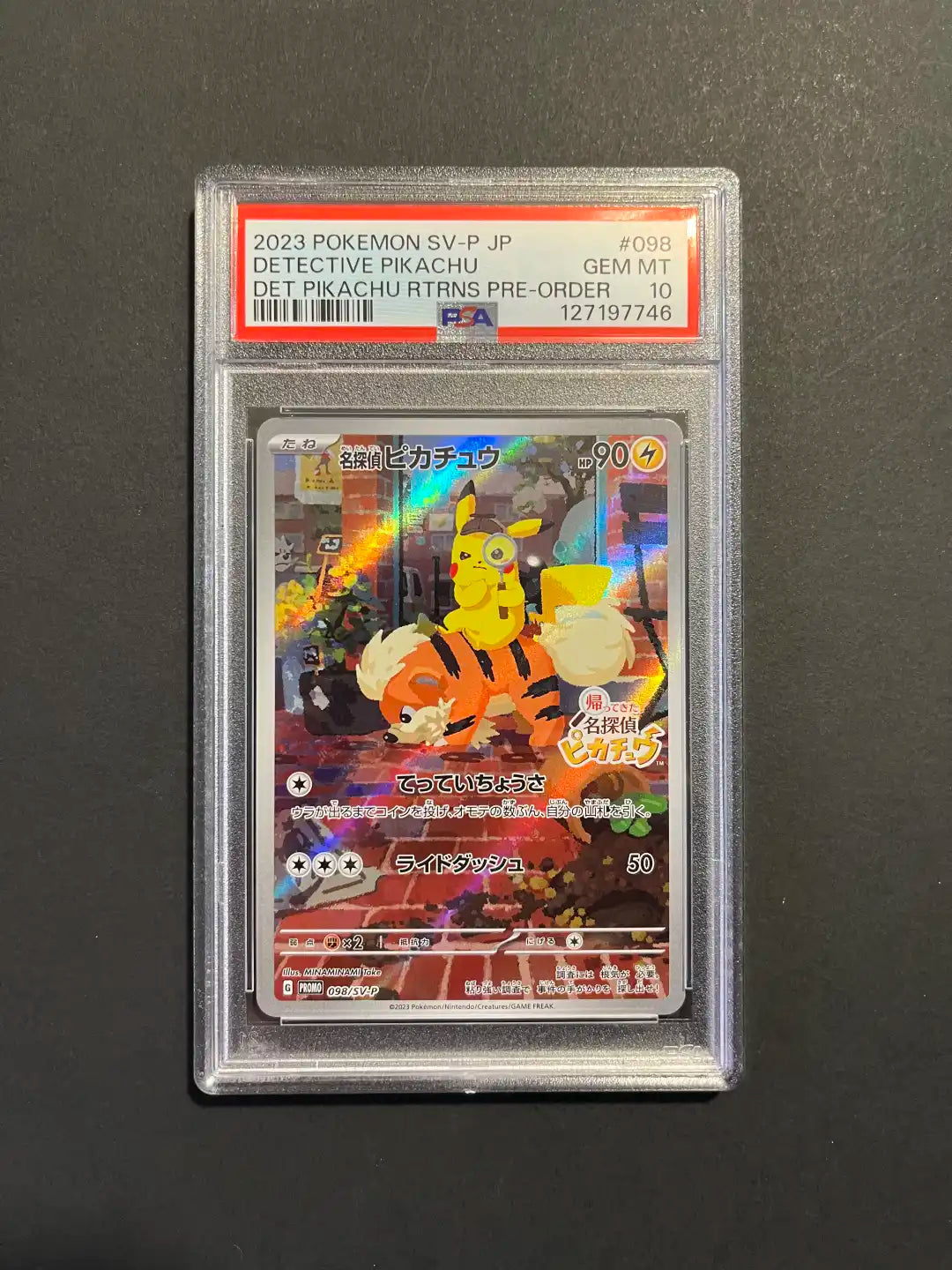 Detective Pikachu PSA 10 098/SV-P Promo
