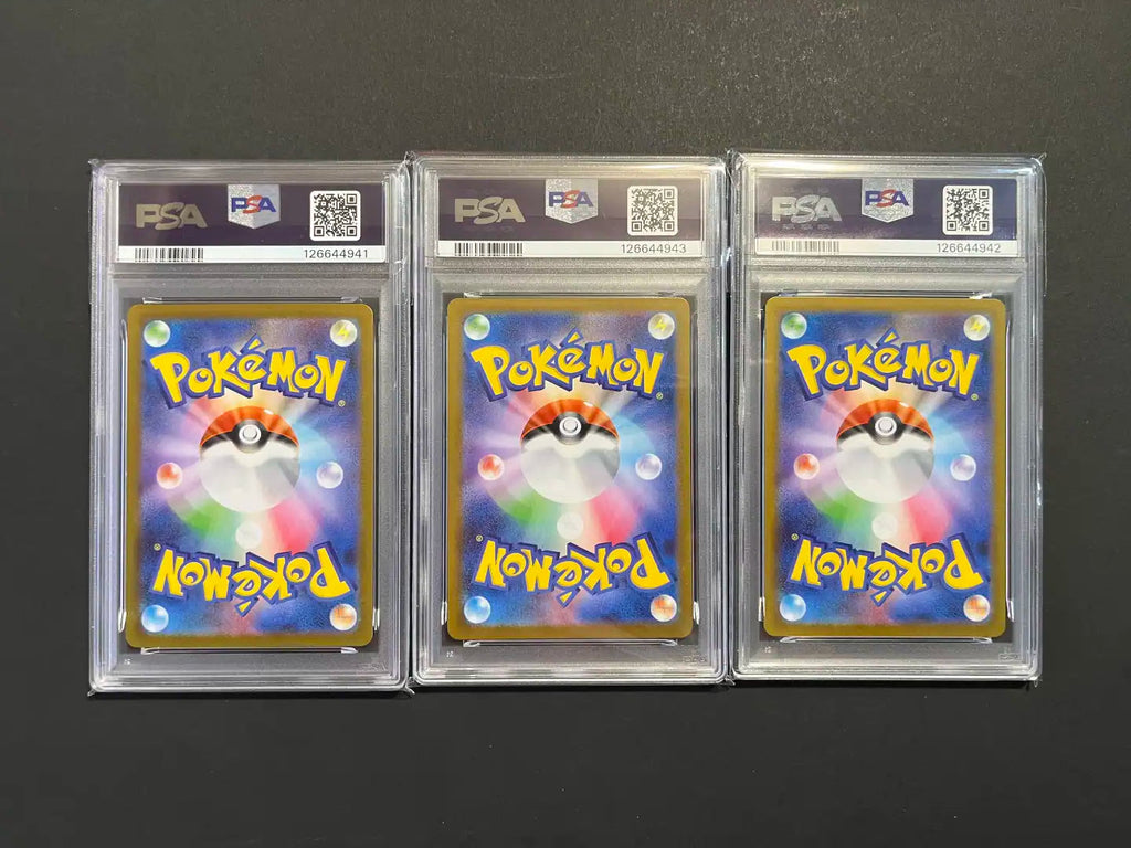 Tepig Pignite Emboar Set PSA 10 096/086 SV11W White Flare