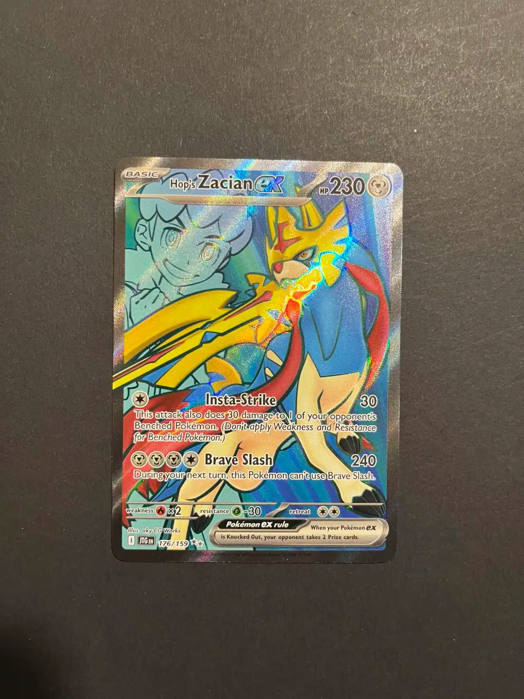 Hop’s Zacian ex 176/159 SV09 Journey Together A2-24