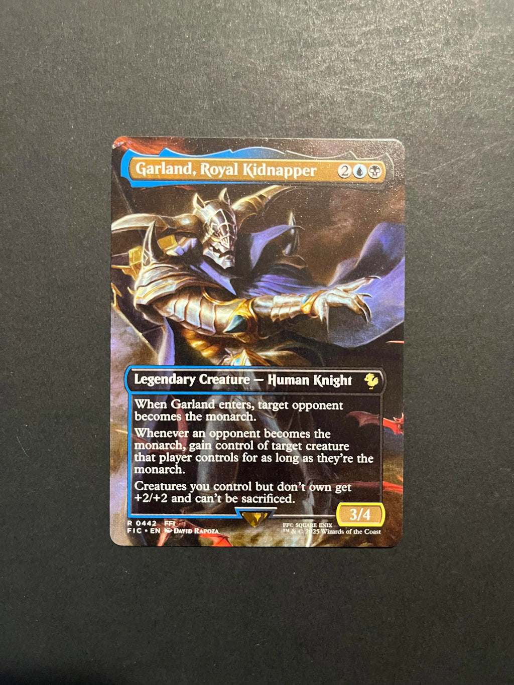 Garland, Royal Kidnapper #442 Borderless Final Fantasy MTG FIC