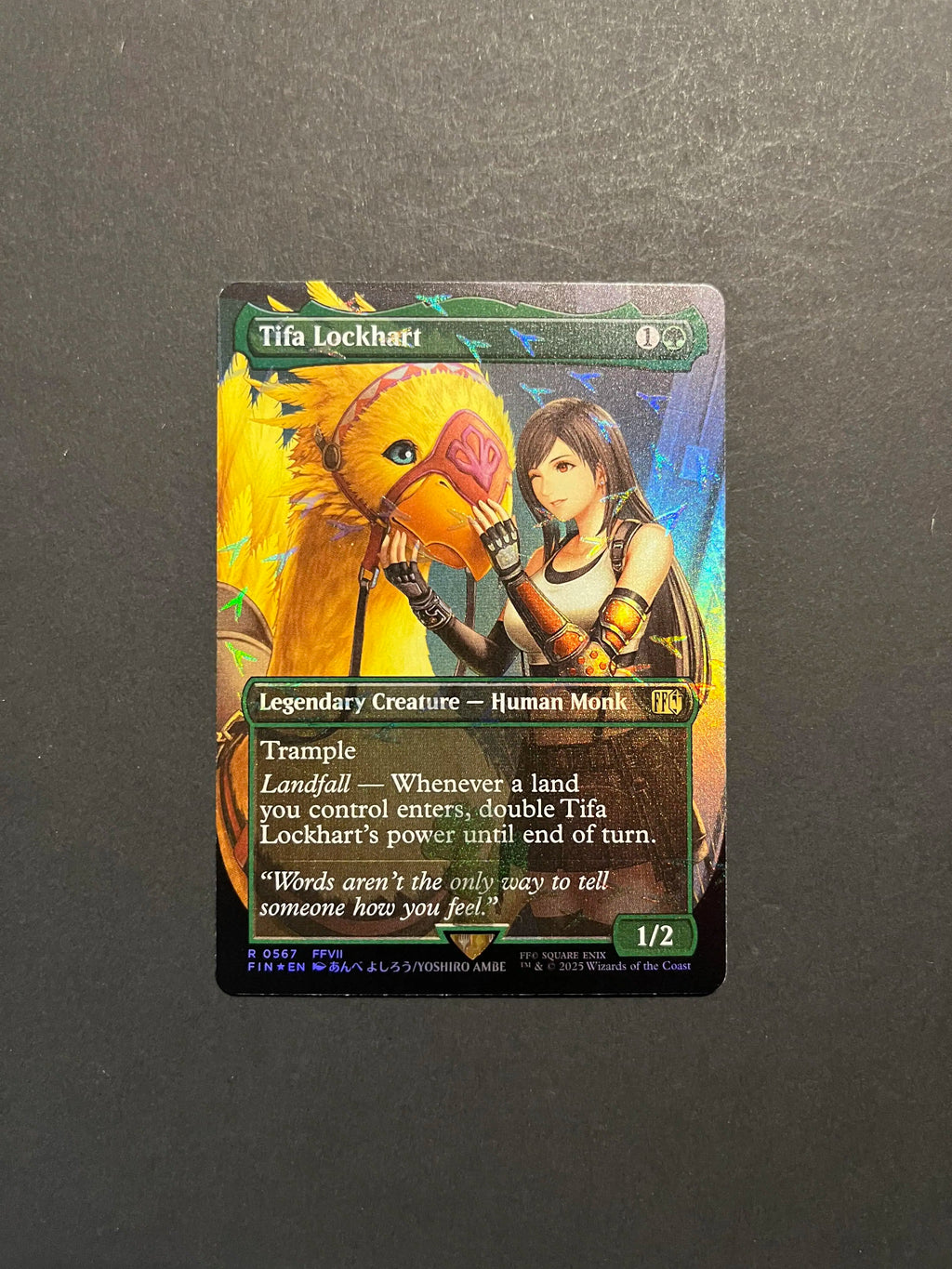 Tifa Lockhart Borderless Chocobo Foil FINAL FANTASY 567