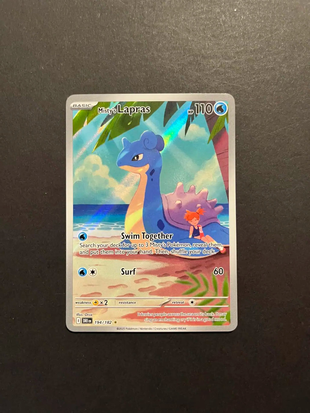 Misty’s Lapras 194/182 SV10 Destined Rivals A2-15