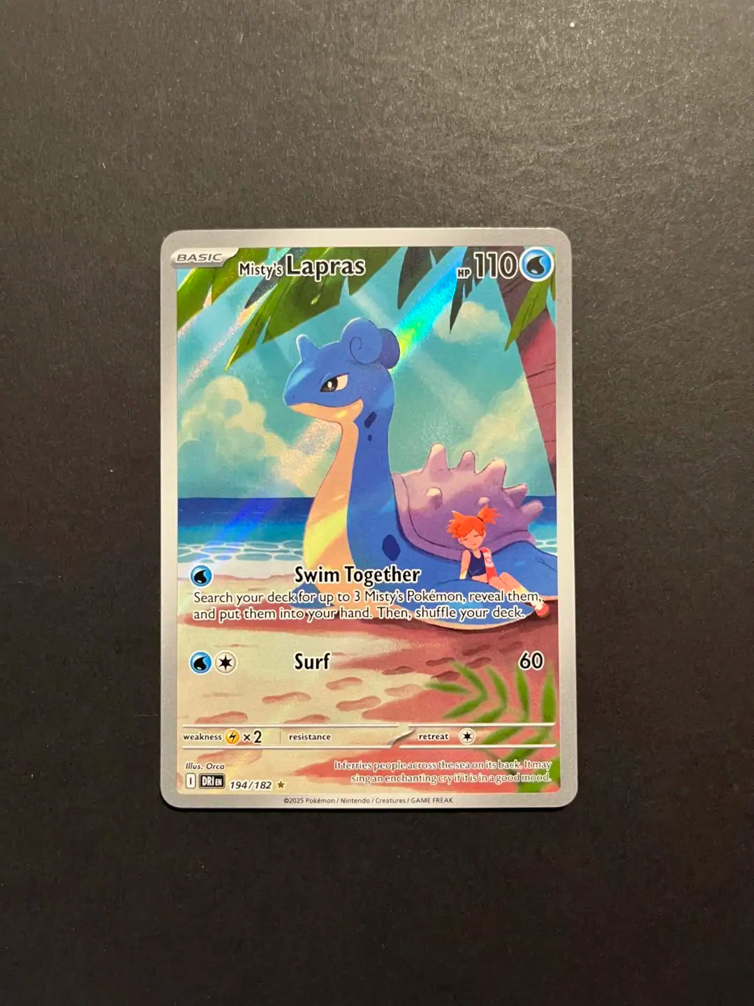Misty’s Lapras 194/182 SV10 Destined Rivals A2-15
