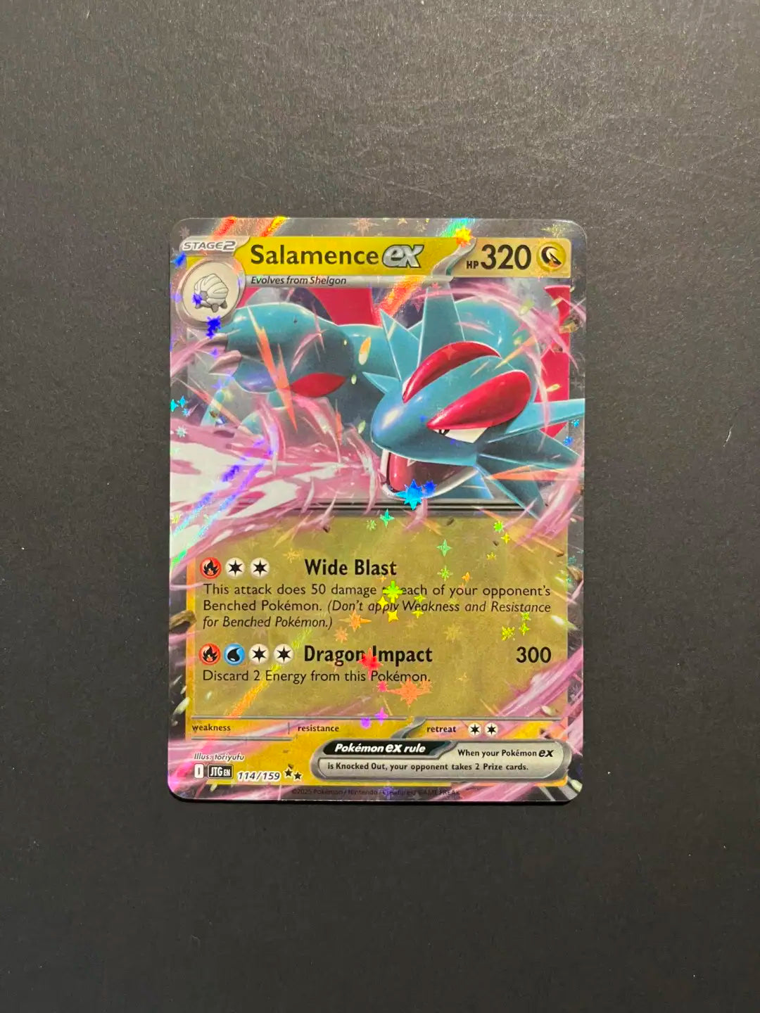 Salamence ex 114/159 SV09 Journey Together A2-17