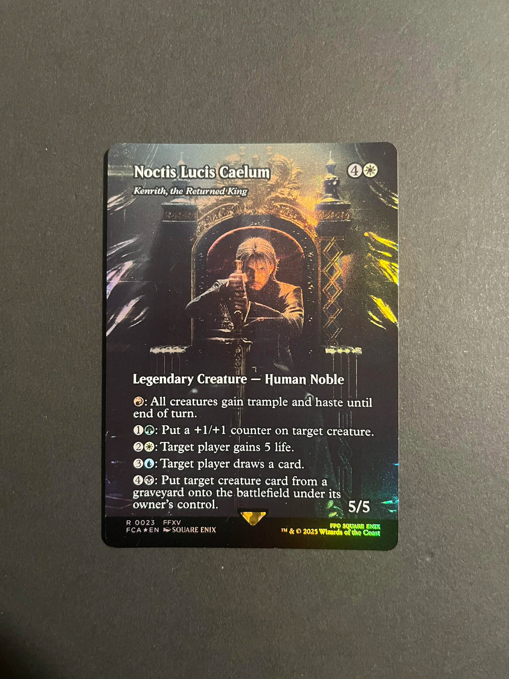 Noctis Lucis Caelum Kenrith Showcase Foil #23 Final Fantasy