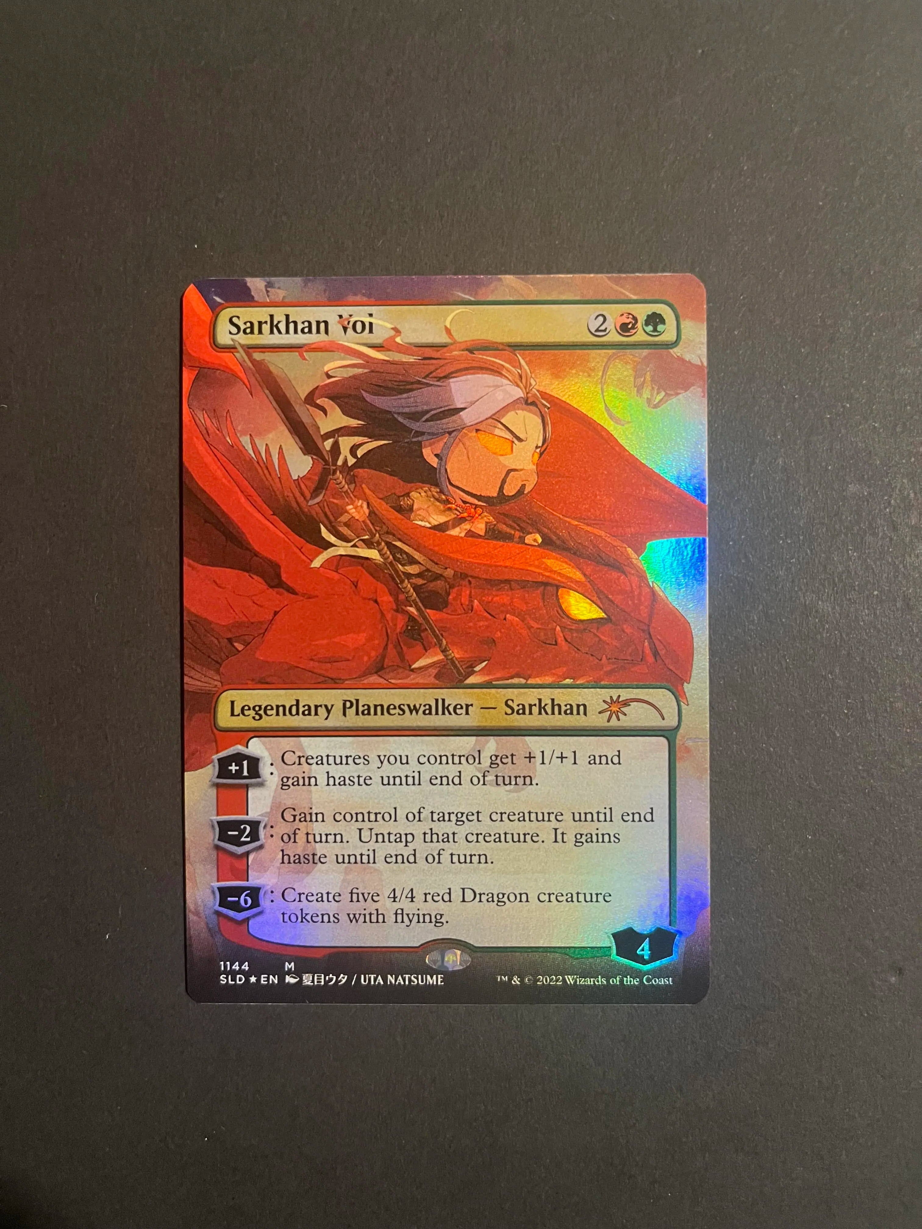 Sarkhan Vol Borderless Secret Lair Drop 1144 Foil