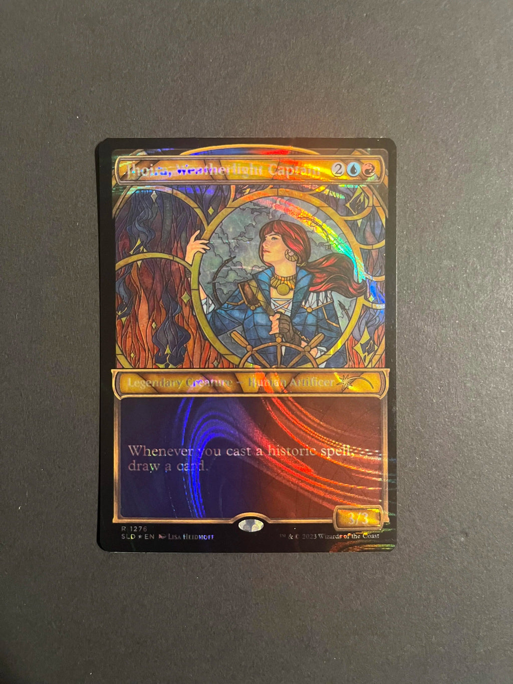 Jhoira, Weatherlight Captain Halo Foil Secret Lair Drop