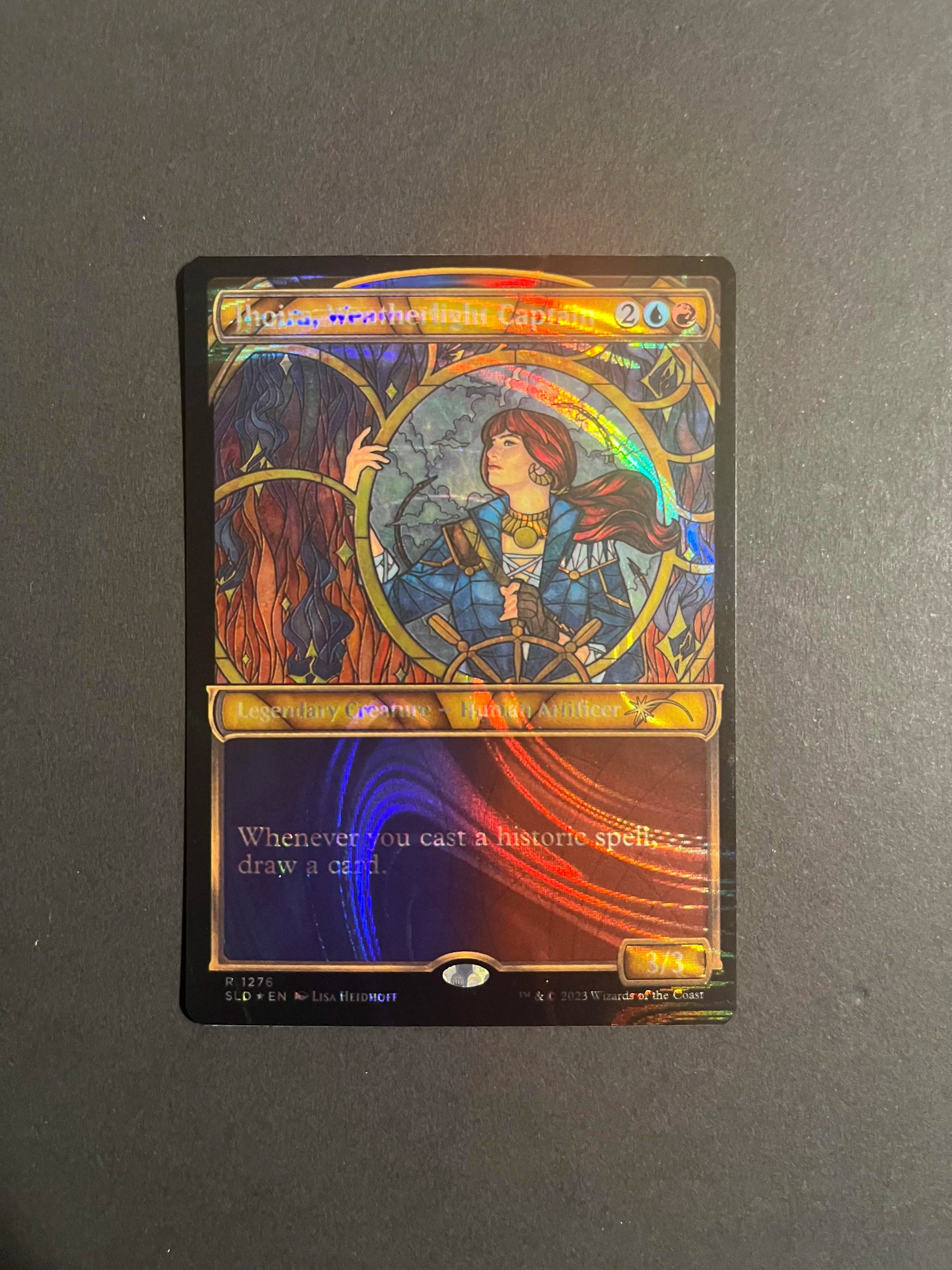Jhoira, Weatherlight Captain Halo Foil Secret Lair Drop