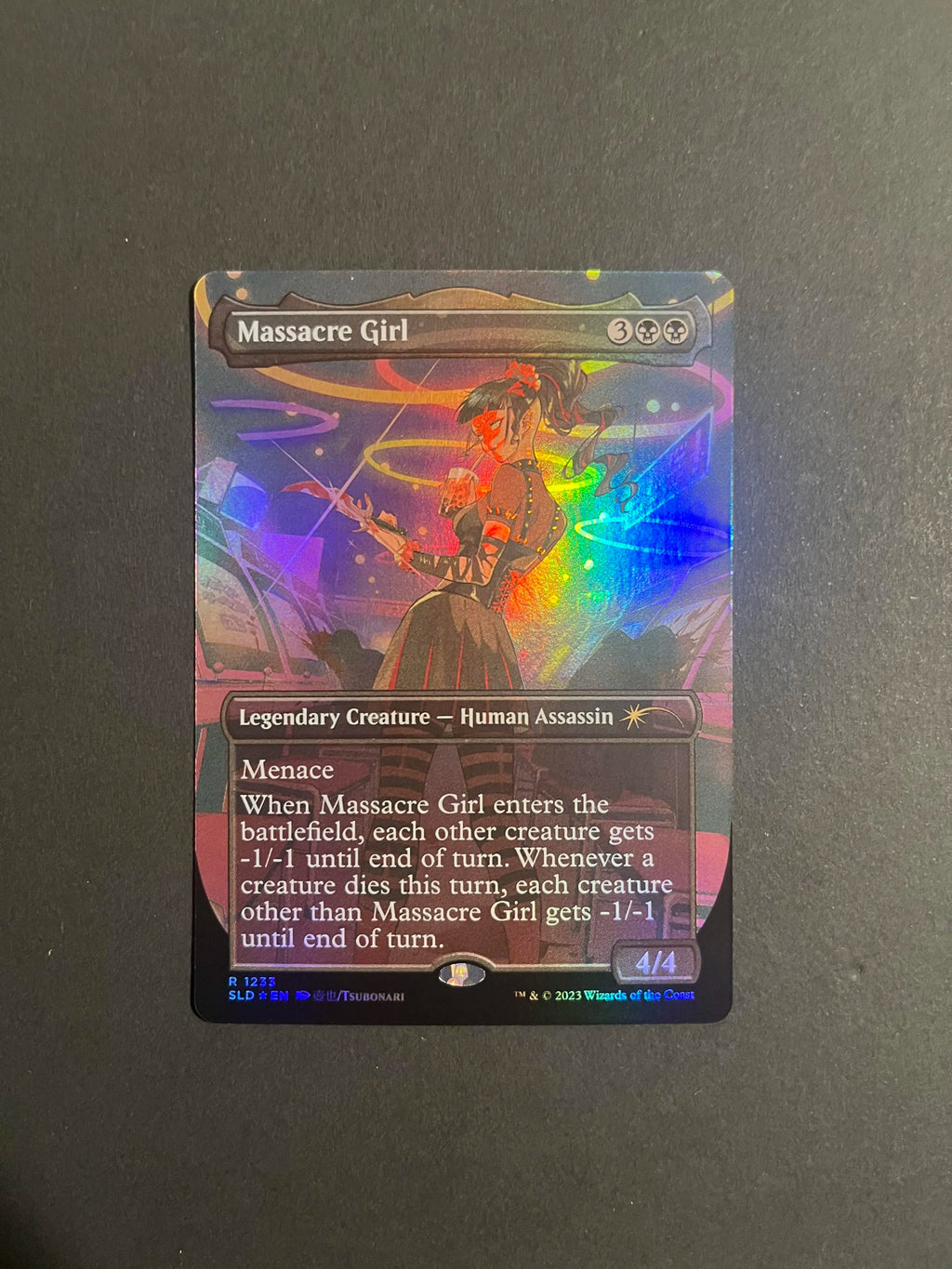 Massacre Girl Foil Secret Lair Drop Series