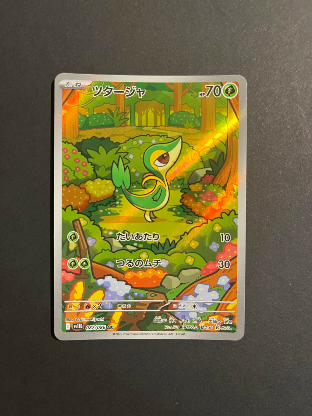 Snivy AR 087/086 SV11B Black Bolt Japanese