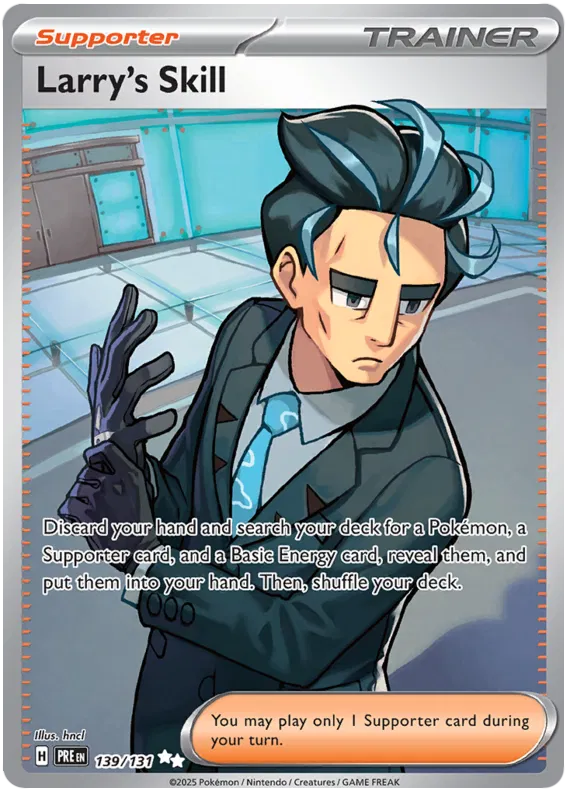Larry's Skill 139/131 SV8.5 Prismatic Evolutions Rare