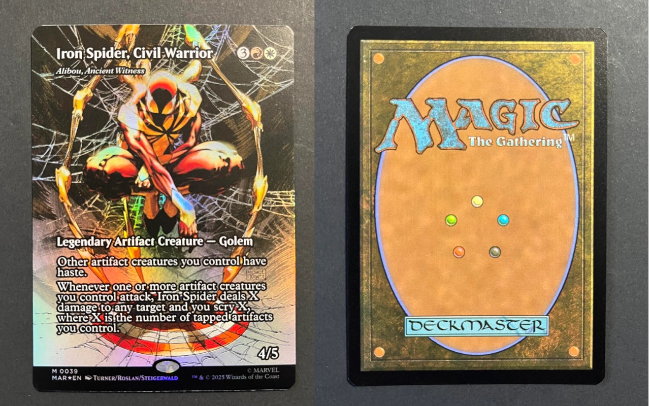 Iron Spider, Civil Warrior Borderless 0039 Marvel MTG