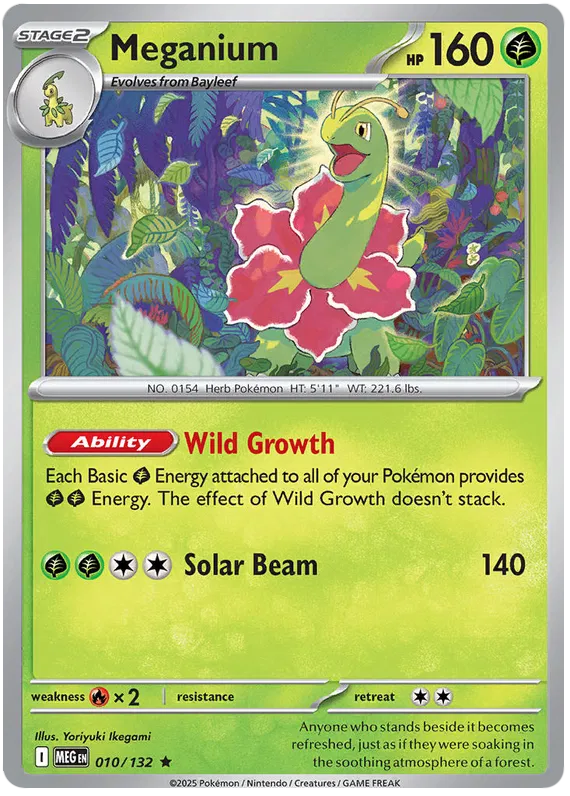 Meganium 010/132 ME01 Mega Evolution