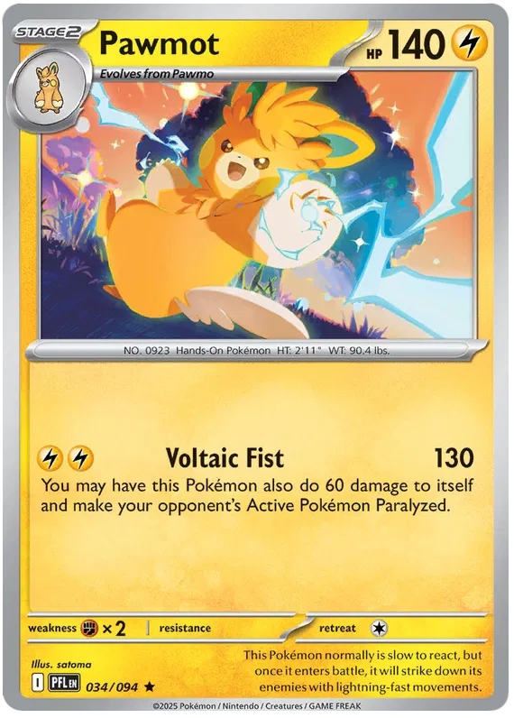 Pawmot 034/094 ME02 Phantasmal Flames