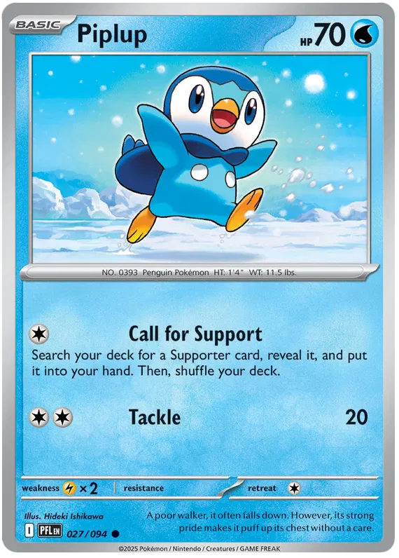 Piplup 027/094 ME02 Phantasmal Flames