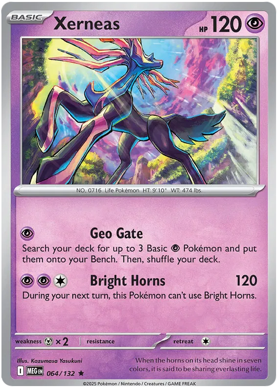 Xerneas 064/132 ME01 Mega Evolution Rare