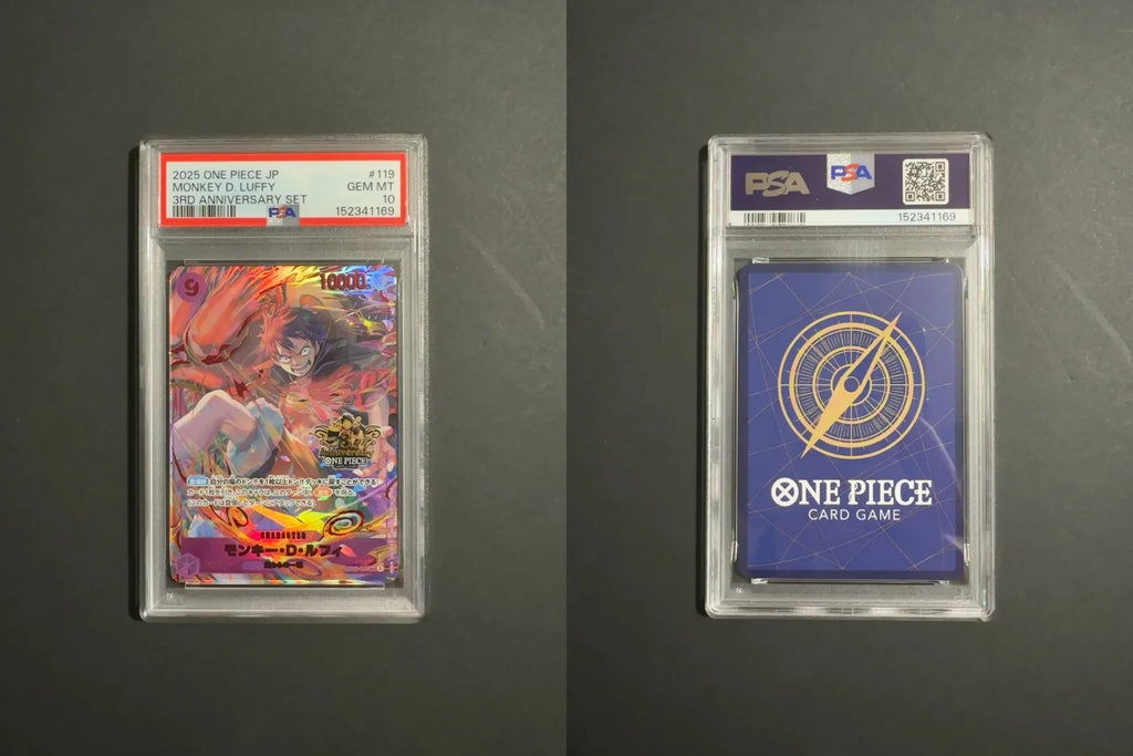 Monkey D. Luffy 119 OP09 One Piece 3rd Anniversary Set PSA 10