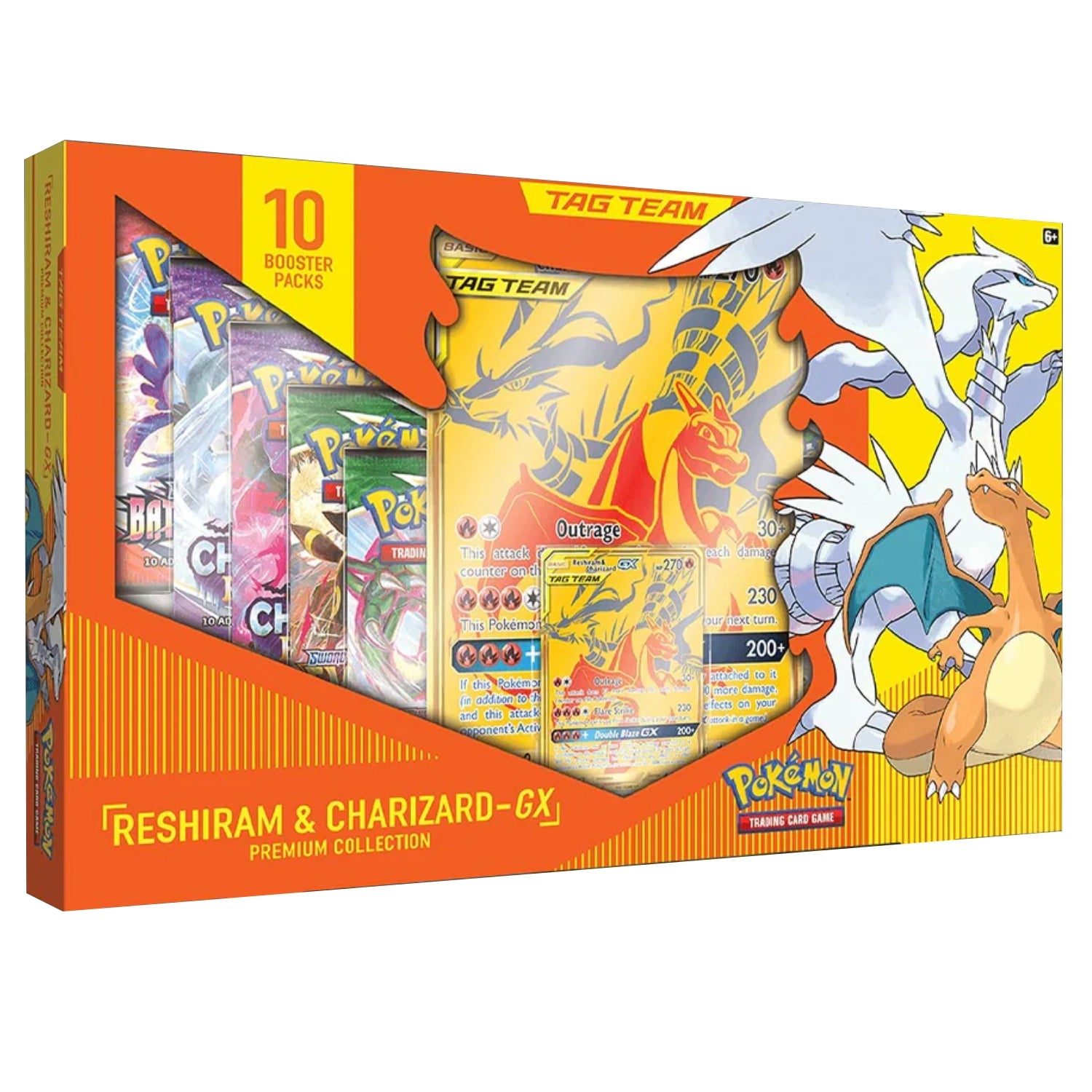 Reshiram & Charizard GX Premium Collection Box Sealed