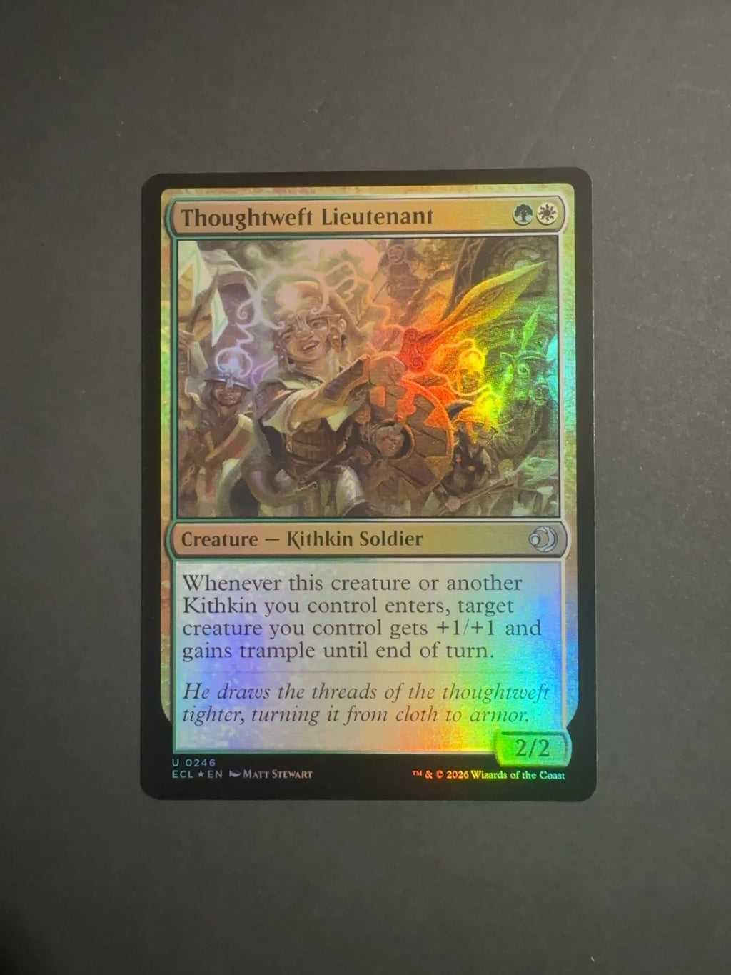 Thoughtweft Lieutenant 0246 ECL Lorwyn Eclipsed
