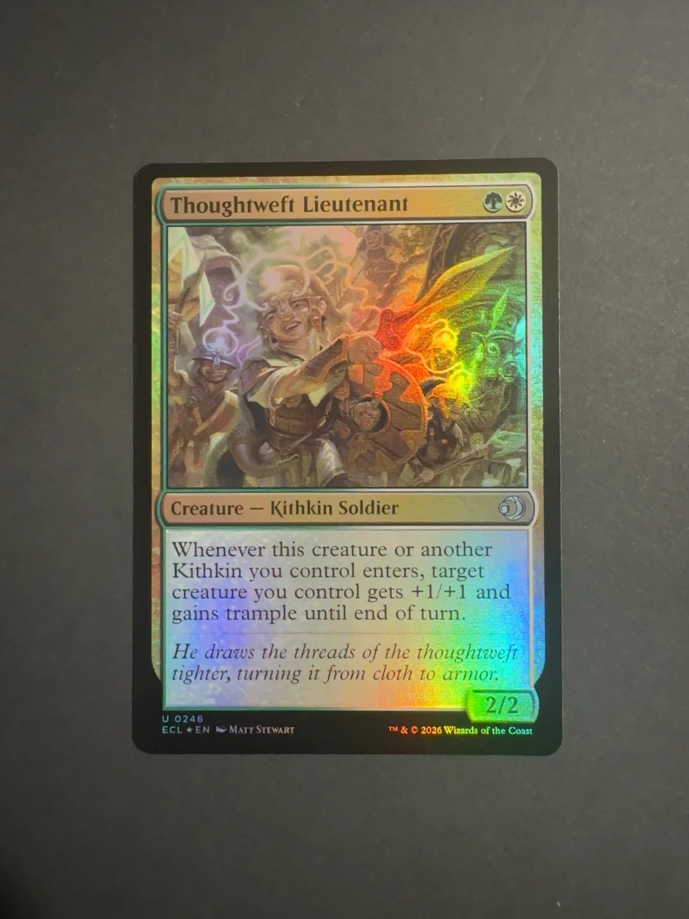 Thoughtweft Lieutenant 0246 ECL Lorwyn Eclipsed