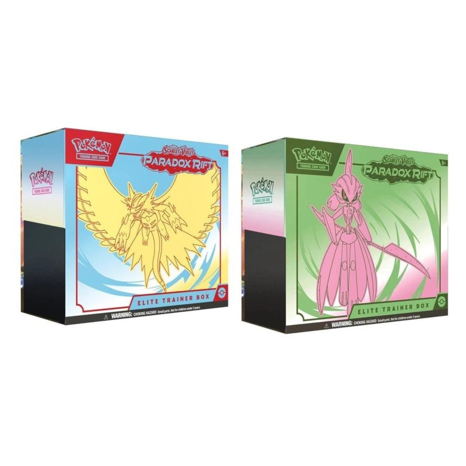 Paradox Rift Elite Trainer Box Set Pair Pokemon TCG