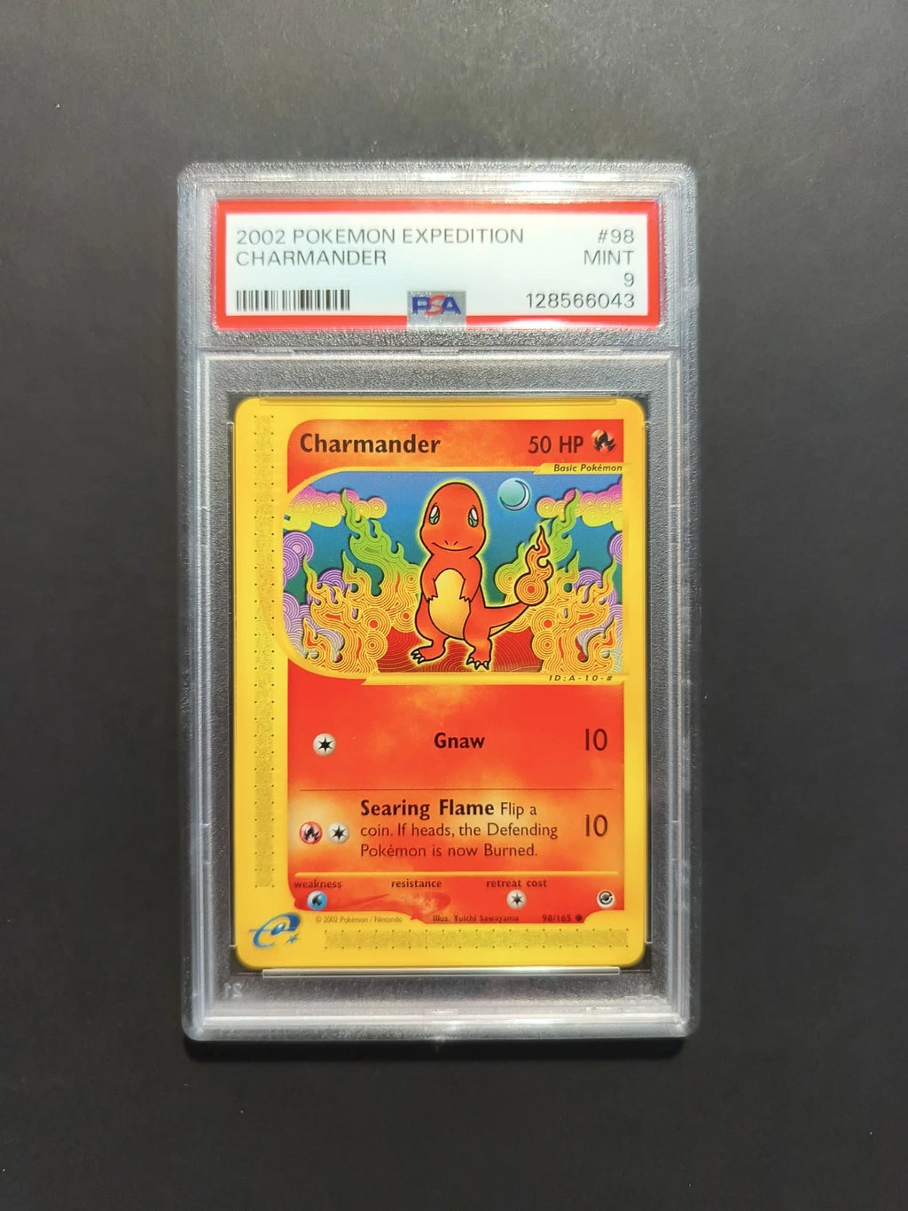 PSA 9 Charmander 98/165 Expedition 2002
