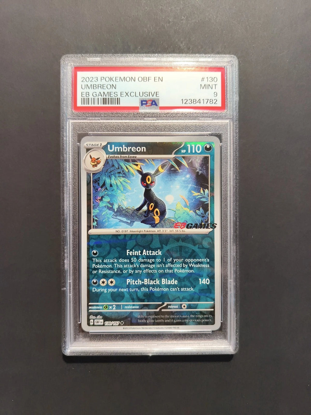 PSA 9 Umbreon Stamped 130/197 EB Games Exclusive