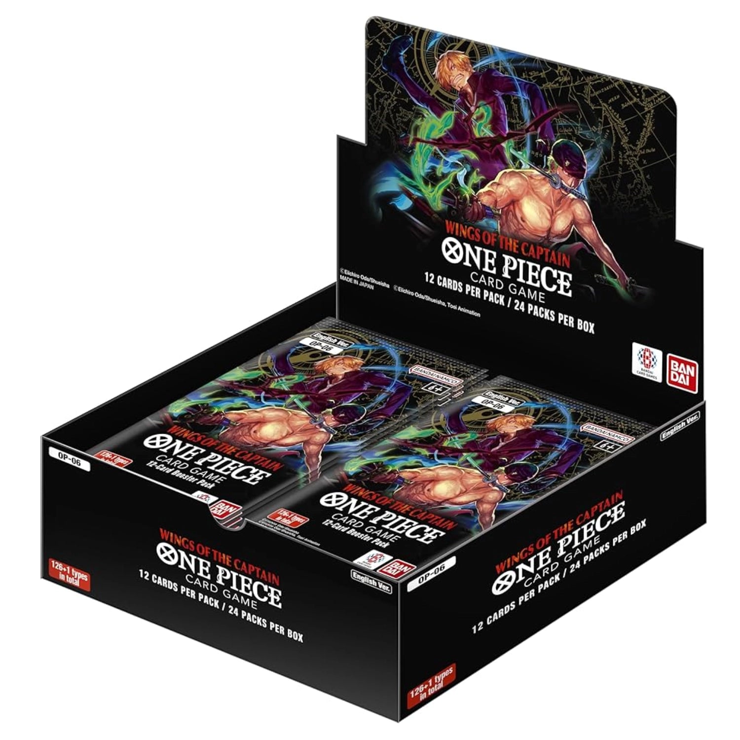 OP-06 Wings of the Captain Booster Box One Piece Card Game Sealed